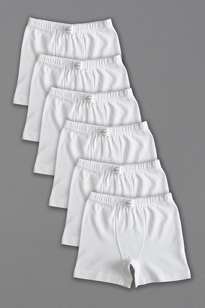 ali altun iç giyim Boy's Combed Cotton Boxers 6 Pieces