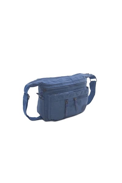 Baginn Geantă de damă Blue Clinkir - Geantă de umăr ușoară zilnică cu buzunare multiple și curea încrucișată, 25*20 cm