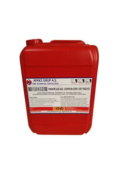 APEKS Alkol Bazlı Dezanfektan Içerikli Yüzey Temizleyici Mic Chem Konsantre 1...