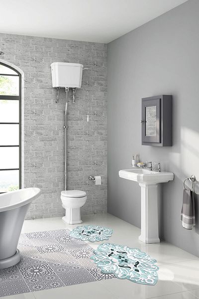 Alanur Home Set de baie din 2 piese Alanur Milas tăiat cu laser St 210101 mv