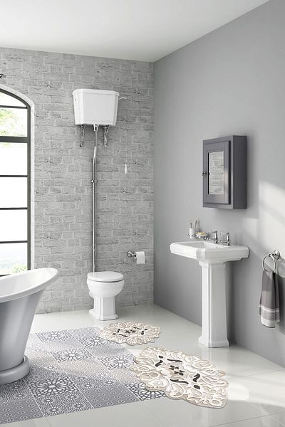 Alanur Home Set de baie din 2 piese Alanur Milas tăiat cu laser St 210101 bj