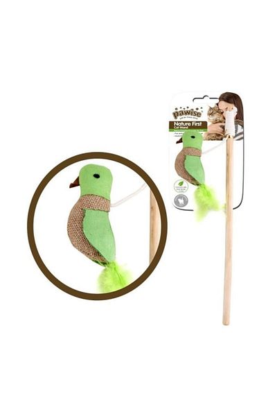 Pawise Nature First Cat Fishing Rod Bird
