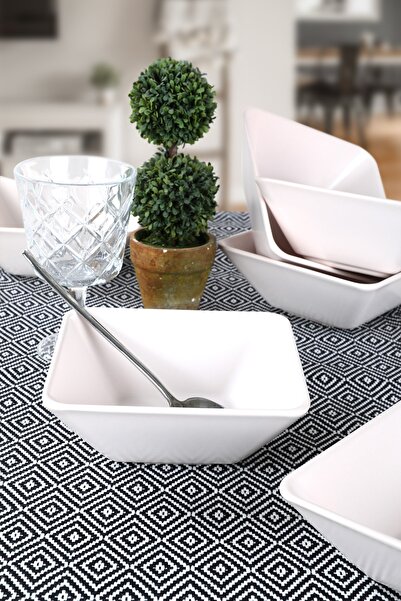 Keramika وعاء شوربة سييرا أوف وايت مطفي 15 سم 6 قطع