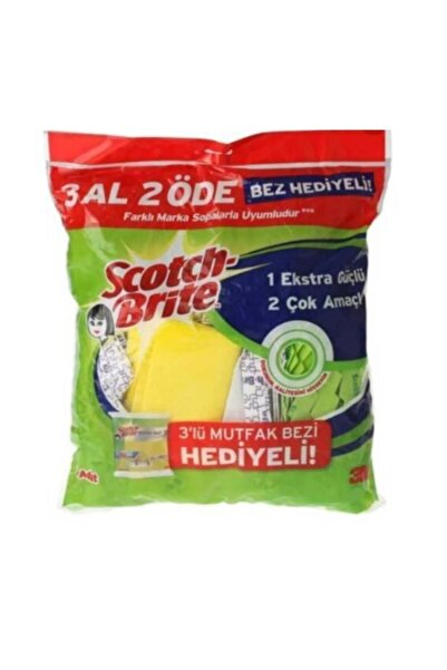 Scotch Brite Standart Paspas 3 Al 2 Öde