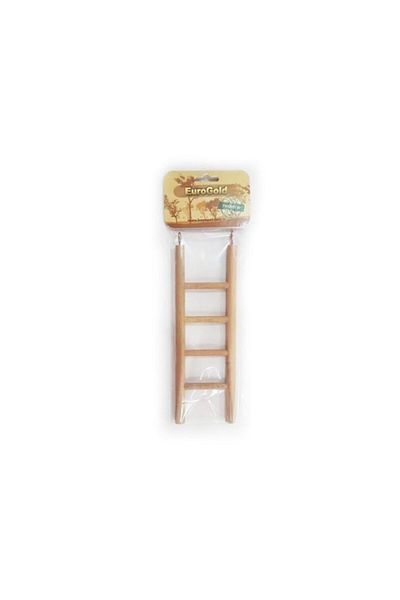 EuroGold 4 Step Wooden Bird Toy with 22cm Ladder
