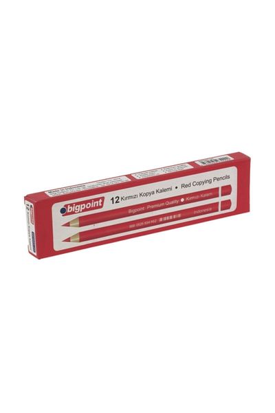 Bigpoint Red Copy Pen 144 Pieces Box (12 Pieces Box X 12 Pieces Syringe)