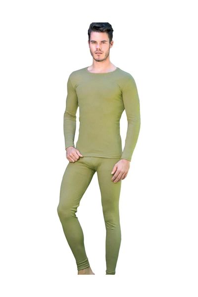 Tutku 1 Πακέτο 0125-126 Military Khaki Thermal Ανδρικό Σετ