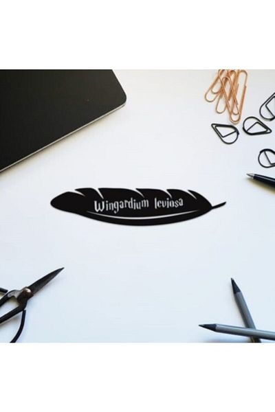 Walldeco Wooden Harry Potter Wingardium Leviosa Bookmark