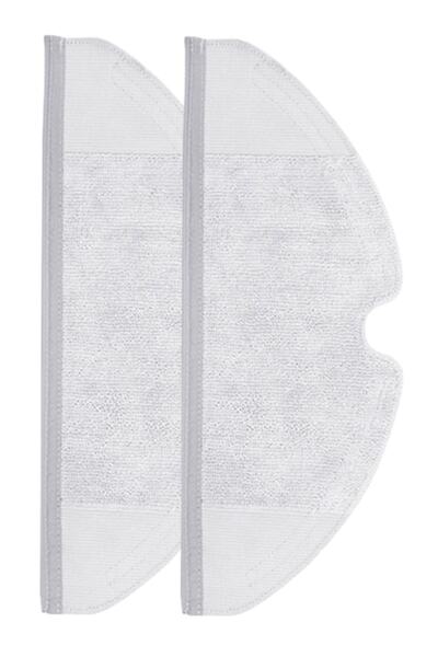 Xiaomi Mi Robot Vacuum Mop Uyumlu - Akıllı Robot Süpürge 2li Mop Fiber Bezi