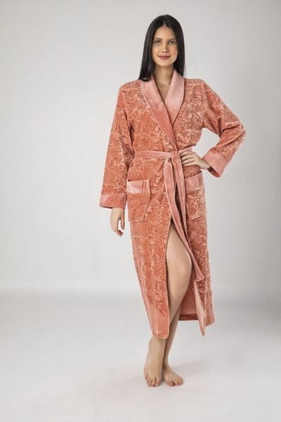Nuşa Γυναικεία φόρεμα σε σκόνη Jacquard Bambo Cotton