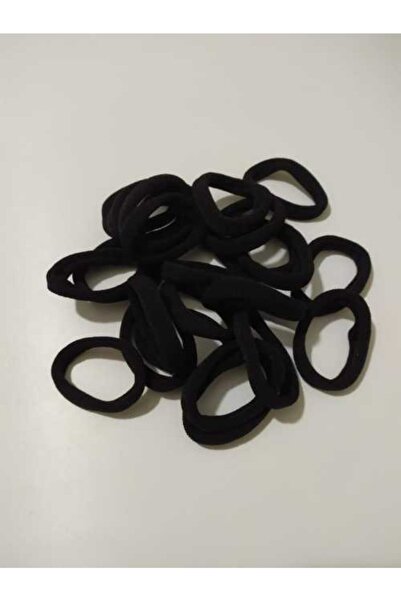 pigabu Μαύρη λαστιχένια πόρπη 24 τεμαχίων