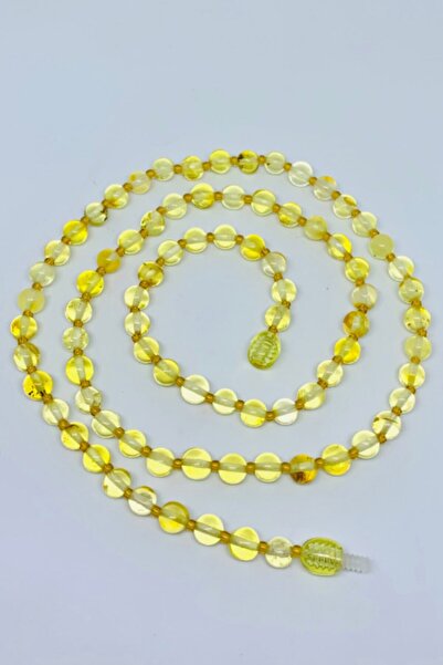 Artuklu Telkari Orijinal Damla Kehribar Kolye Unisex