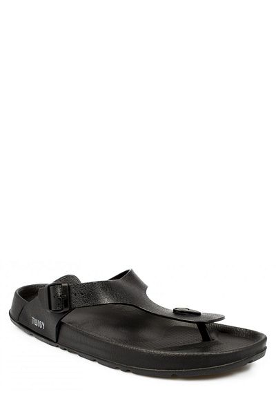 Twigy Black Men's Slippers - 0620 Tw Jacob Beach Slippers