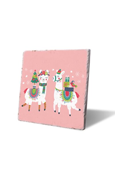 LWP Shop New Year's Fancy Alpacas Trivet