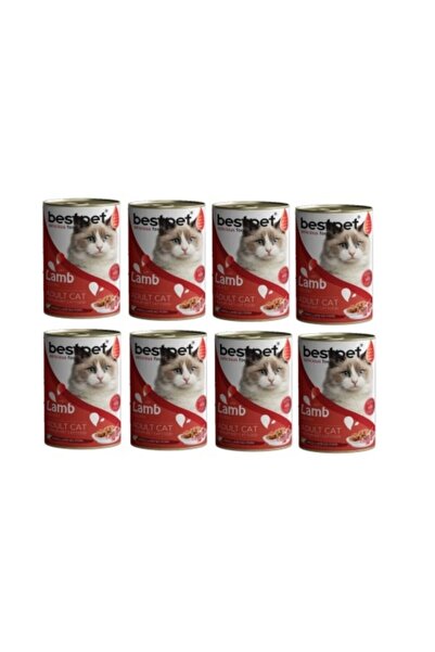 Bestpet Best Pet Kuzu Etli Kedi Konservesi 400 Gr 12 Adet
