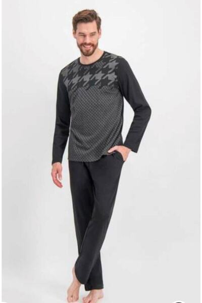 Arnetta 270 Μαύρο Σετ Πιτζάμες Ανδρικό Ar-270
