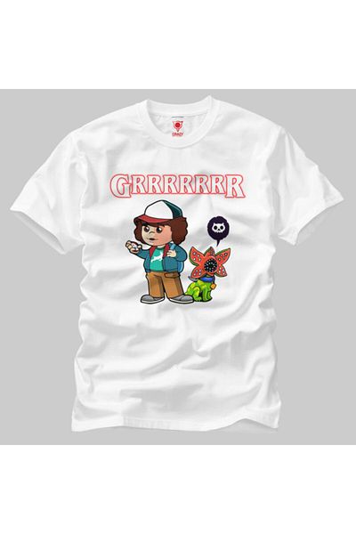 Crazy Stranger Things Dustin Grrrrrr Men's T-Shirt