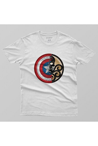 Crazy Captain America Hydra Logo Men's T-Shirt