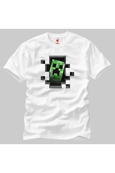 Crazy Minecraft Creeper Inside Чоловічий футболка