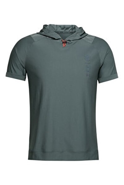 hooded under armour shirt