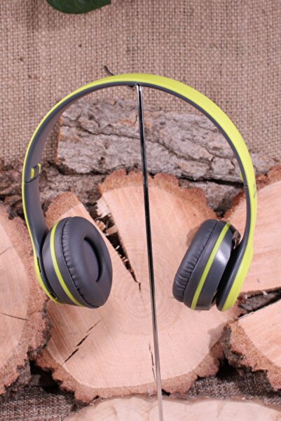 Enjoy Bluetooth Katlanabilir Kablosuz Kart Girişli Radyolu Kulaklık P47 Yeşil
