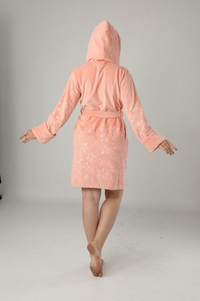 Nuşa Γυναικεία φούστα σε σκόνη Floral Bamboo Cotton Μπουρνούζι