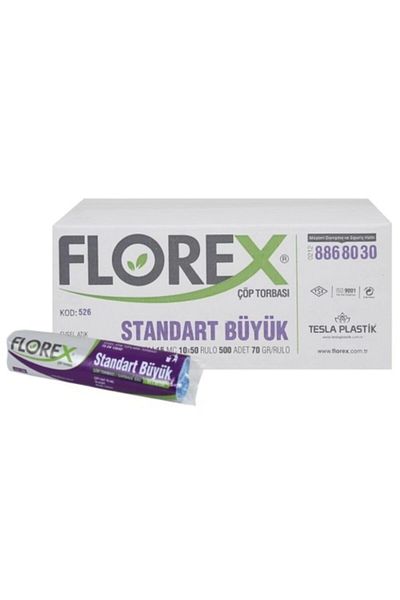 Florex 65x80 Standard Large Size Garbage Bag (500 Pieces)