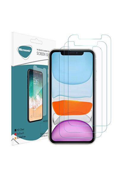 Microsonic Apple Iphone 11 Ekran Koruyucu Nano Cam (3'lü Paket)