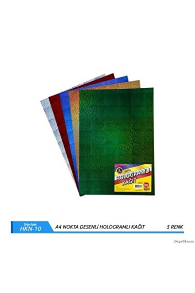 Genel Markalar RED APPLE FON KARTONU HOLOGRAMLI A4 NOKTA 10 LU