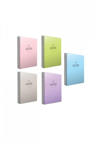 Gıpta 17x24 Pastoral Spiral 72 HP Squared Notebook Set of 4