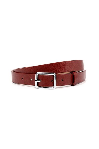 Livize Genuine Leather Women's Belt 2.5cm Red