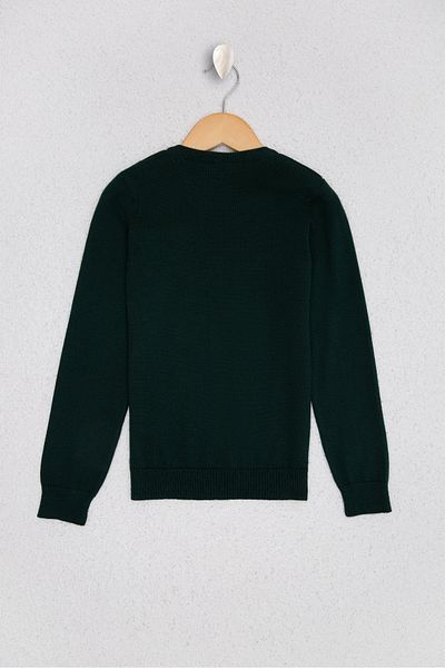 U.S. Polo Assn. Зелен пуловер за момче