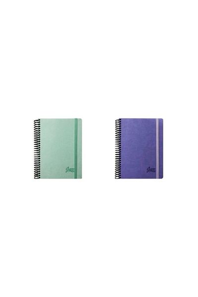 Gıpta Jazz 4 Compartment Spiral Notebook17x24 150 YpStriped 2 Pieces
