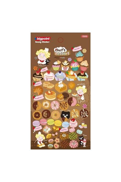 Bigpoint Sticker Chef's Sweets 15 Pack