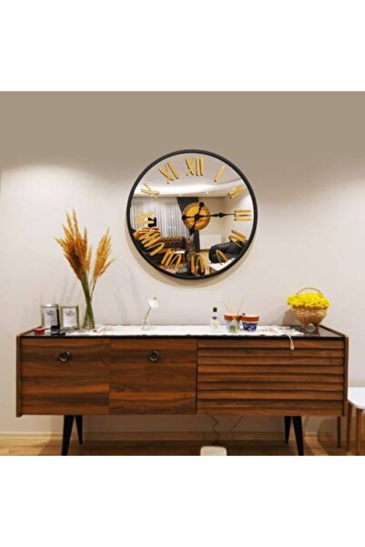 RacartShop Dekoratif Aynalı Saat - 39 (60x60 Cm)