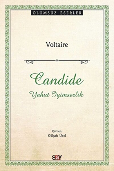 Say Yayınları Candide / Voltaire /