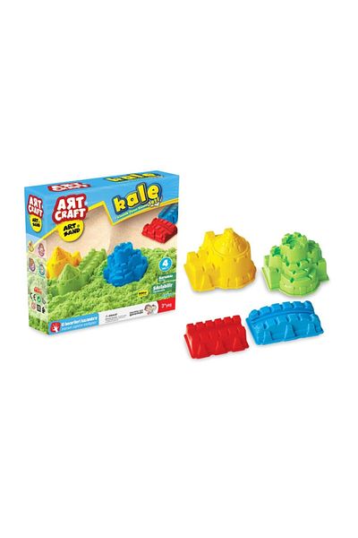 Doğan Oyuncak Dünyası Artsand Castle Sand Set (500 gr) - Art Craft Kinetic Sand Set - Play Sand - Art Sand Sand - Sand Set