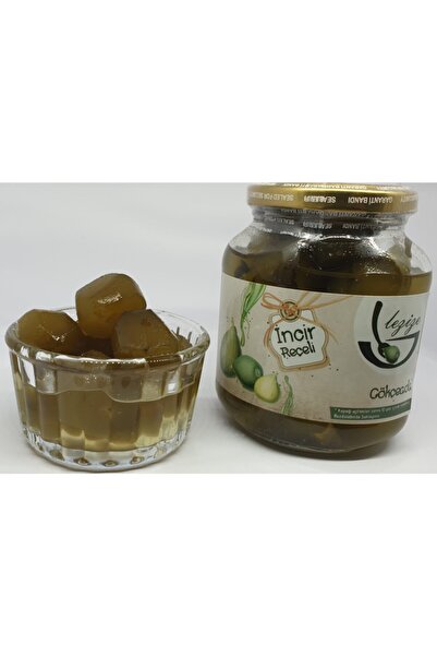 LEZİZE Yeşil Incir Reçeli 400 gr (HAM, SOYULMAMIŞ) Gökçeada Dan