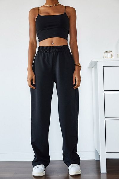 XHAN Sweatpants - Black - Joggers
