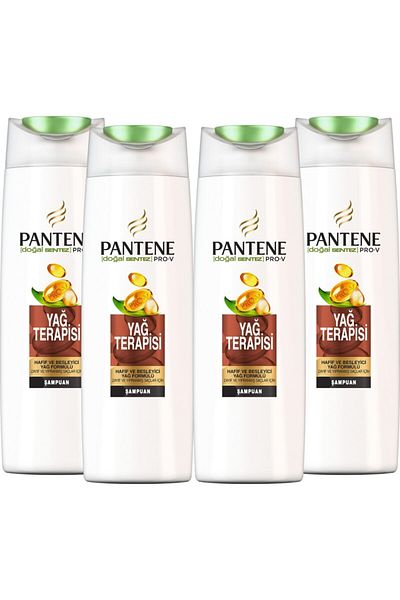 Pantene Natural Synthesis Oil Shampoo Therapy - Set of 4 4 x 500 ml