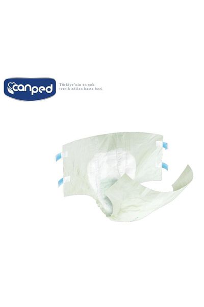 Canped Adult Patient Diapers M - 3 Pack with Waistband