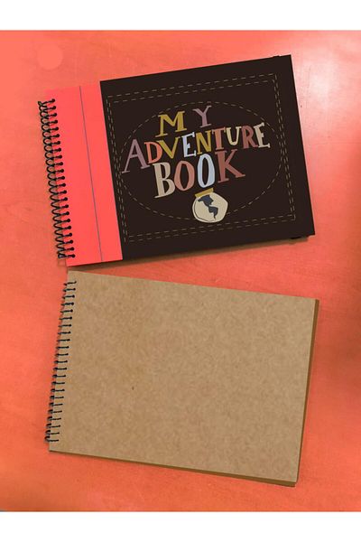 PAKLON دفتر ملاحظات بتصميم My Adventure Book (الصفحة الداخلية للكرافت)