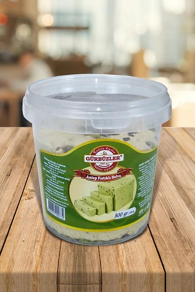 GÜRBÜZLER KURUYEMİŞ 800 Gram Halva with Pistachios