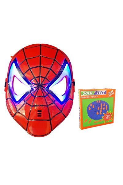 SPIDERMAN Maske Işıklı Ve Solo Test