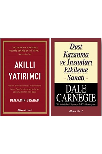 Epsilon Yayınevi Akıllı Yatırımcı+dost Kazanma Ve Insanları Etkileme Sanatı 2...