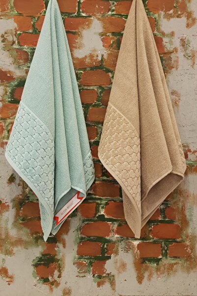 Özdilek Adria Рушник 6'lı - Крем-рожевий м'ятний