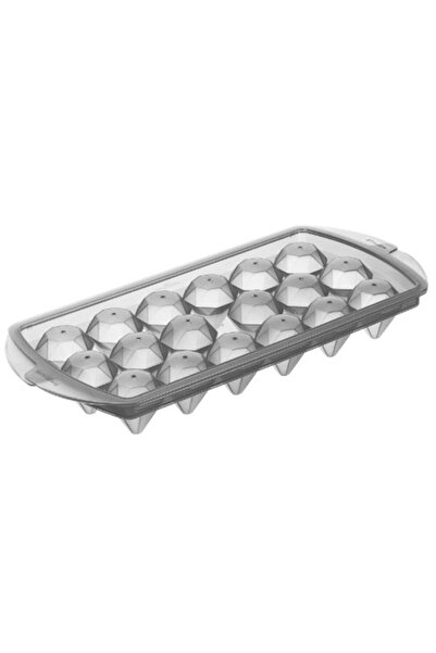 Genel Markalar Buz Kalıbı Elmas Şeklinde Tasarımlı 18 Bölmeli Diamond Ice Mol...
