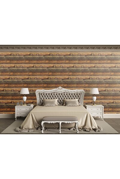 Pandekor 5 Adet (2,5M2) X Ahşap Desenli 3 Boyutlu Renkli Strafor Köpük Duvar Kaplama Paneli (WD-706)
