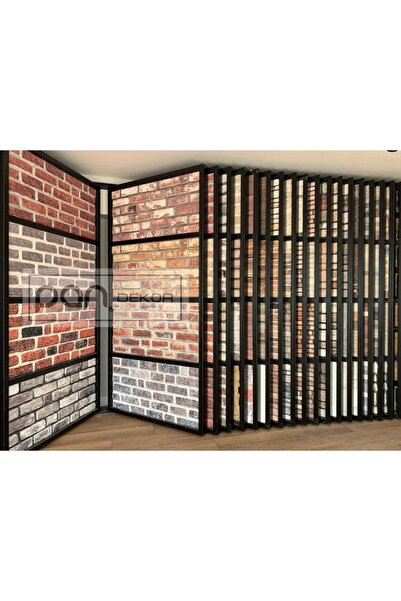 Pandekor 5 Adet (2,5M2) X Tuğla Desenli 3 Boyutlu Renkli Strafor Köpük Duvar Kaplama Paneli (BR-537)