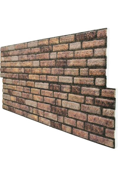 Pandekor 5 Adet X Minik Taş Desenli 3 Boyutlu Renkli Strafor Köpük Duvar Kapl...